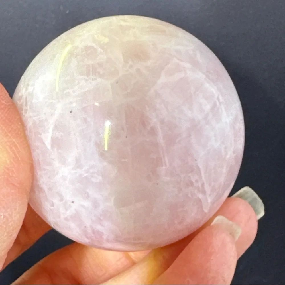 Genuine 1222.00 Cts Rose Quartz Healing Ball: 53 mm SPHERE stone rock